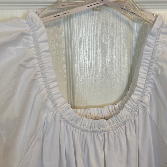 Nanette Lepore White Eyelet Peasant Dress - Picture 4 of 8
